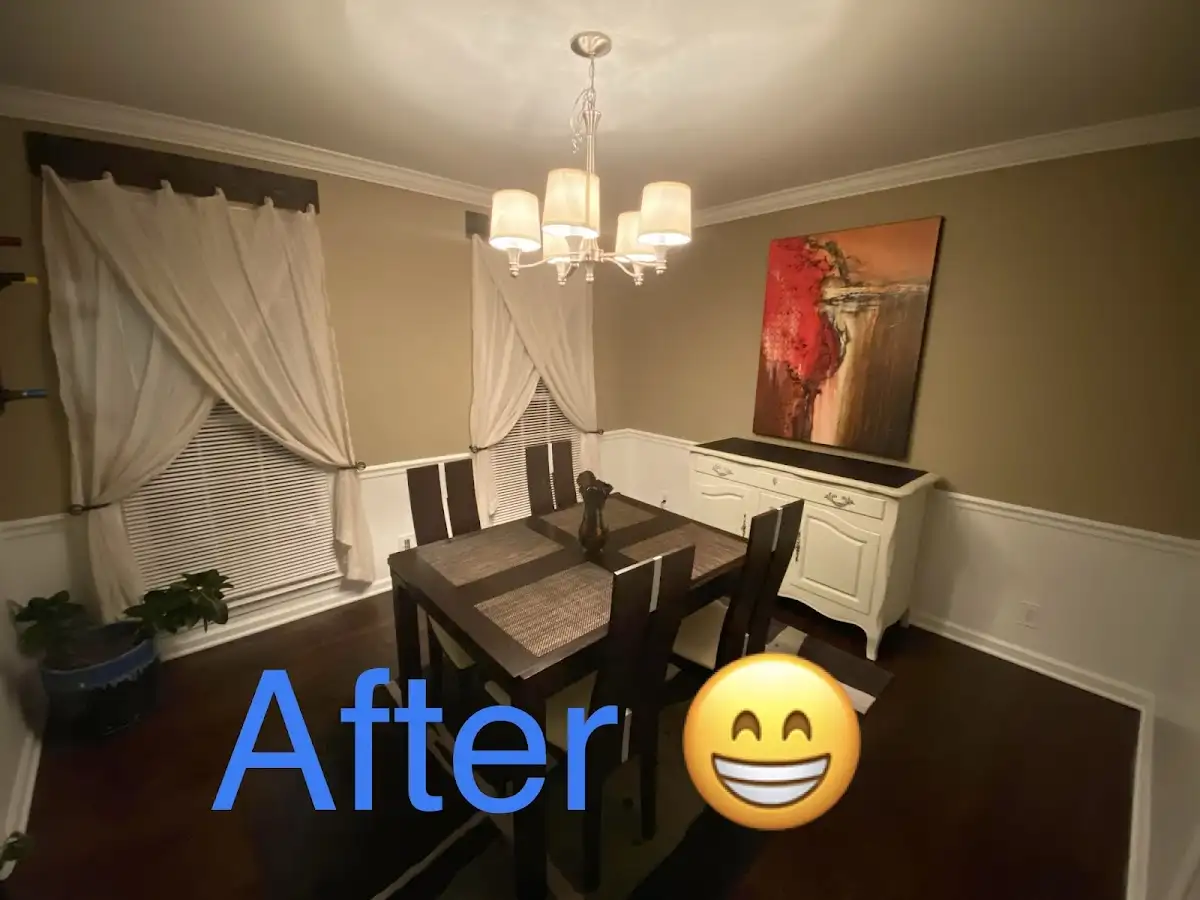 Professional dining room restoration after water damage in Morristown